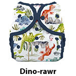 Thirsties Duo Wrap Snap Size Three Dino-rawr