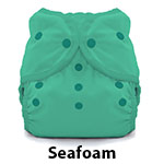 Thirsties Duo Wrap Snap Seafoam