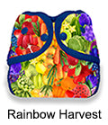 Thirsties Diaper Cover Snap Rainbow Harvest