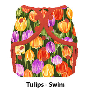 Thirsties Swim Diaper Tulips