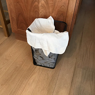 kitchen cloth storage for unpaper towels