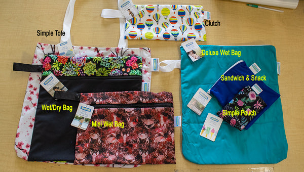 Cloth Diaper Wet Bag Sizes