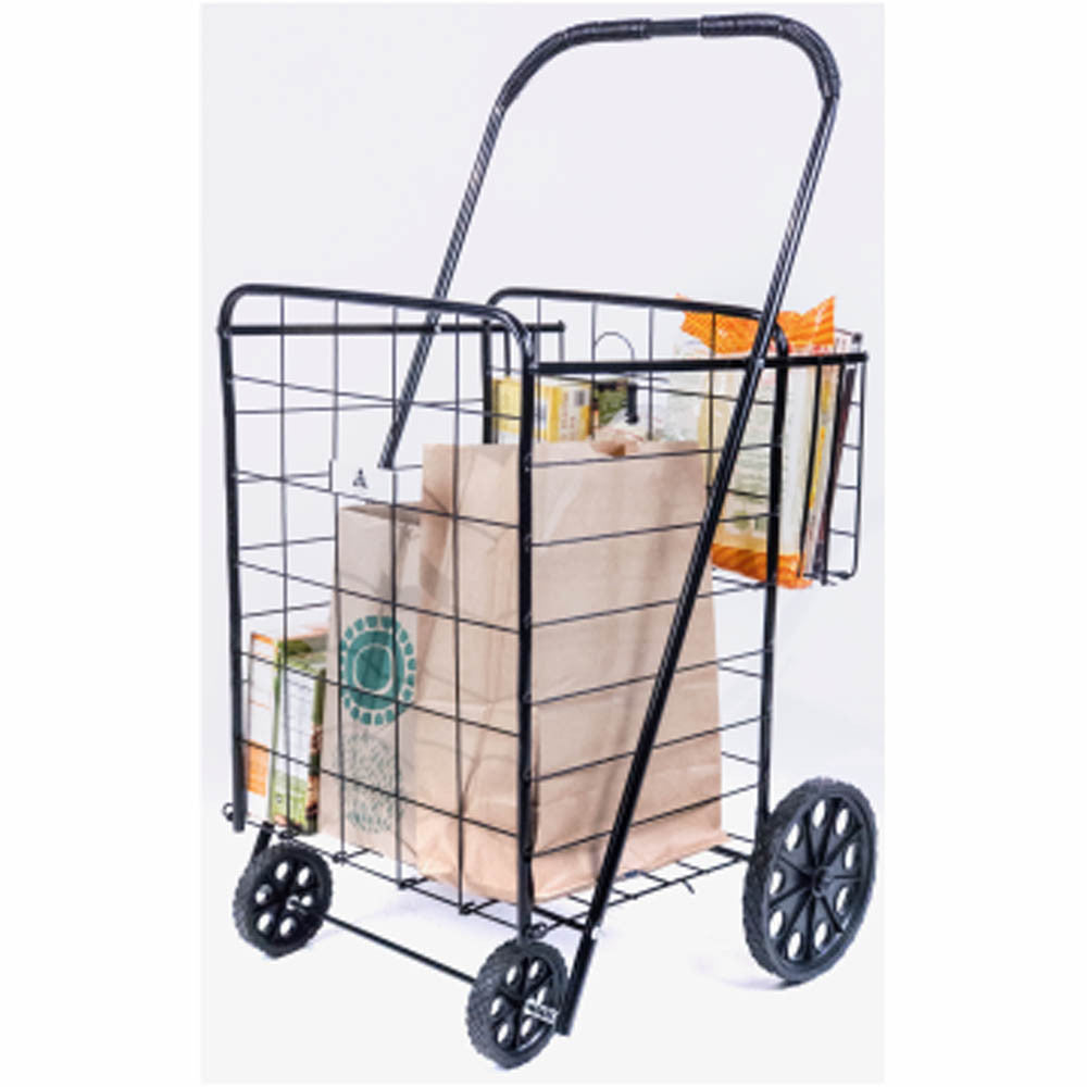 ATHome Large Deluxe Rolling Utility / Shopping Cart with