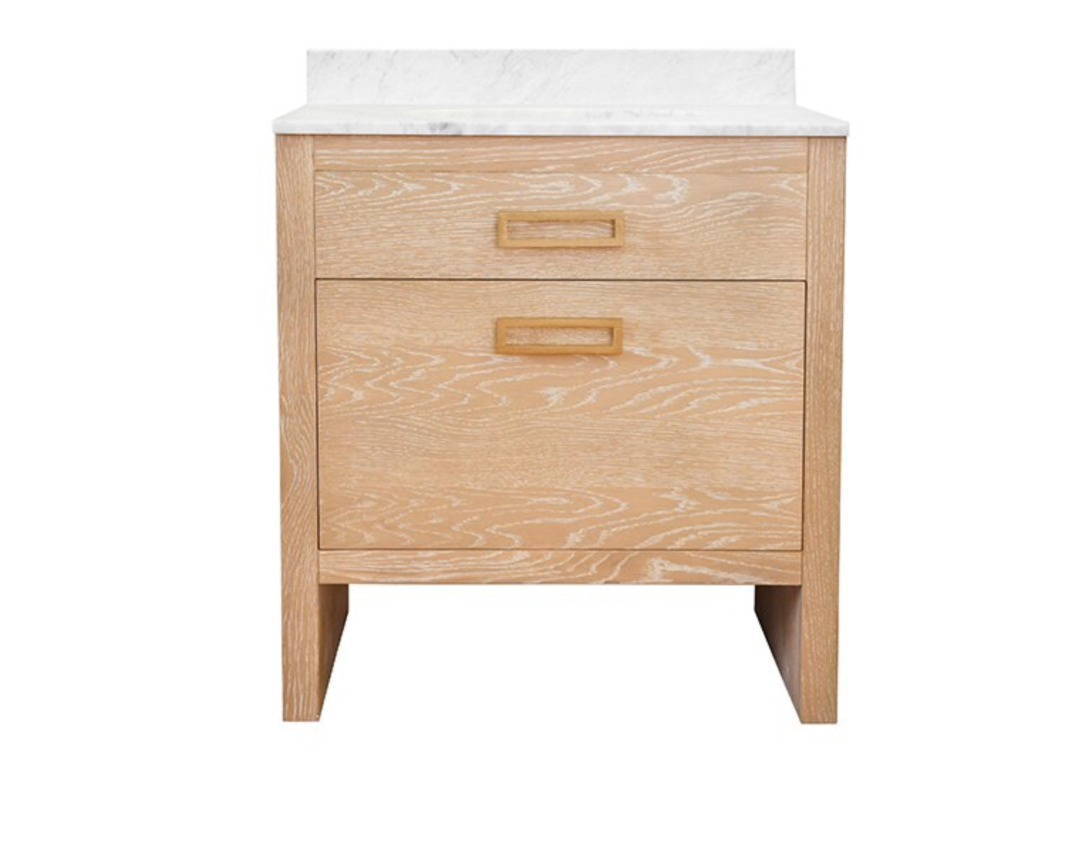 Worlds Away Seth Cerused Oak Bath Vanity