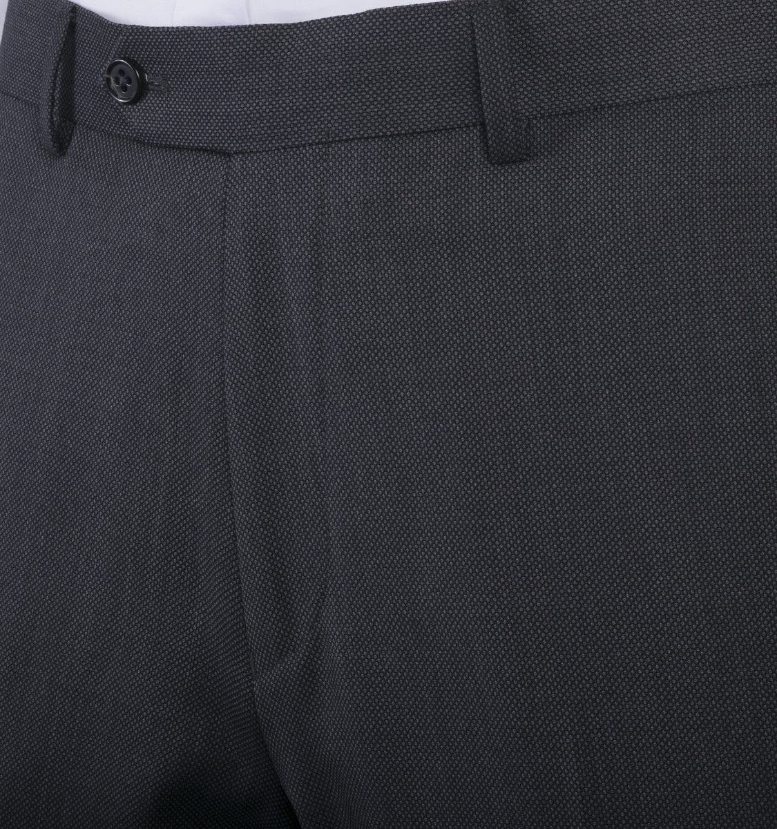Novello Dark Gray Birdseye Pure Wool Men’s Suit by Tiglio Luxe IDM7018 ...