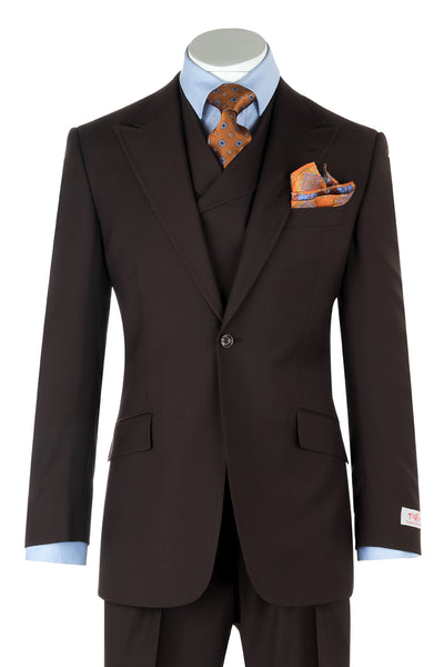 Buy Black Italian Imported Fabric Plain Mandarin Collar Suit And Pant Set  For Men by Aashiana Online at Aza Fashions.