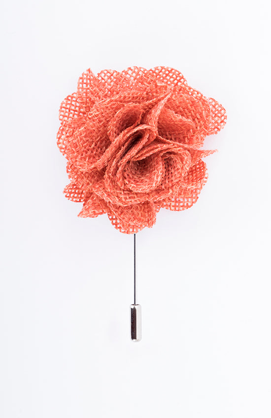 Sprezza Pink Felt Lapel Flower