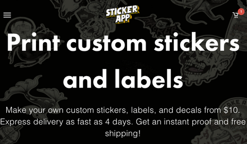 Custom Glitter Stickers - Free Shipping - StickerApp