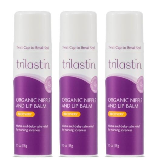 TriLASTIN Organic Nipple & Lip Balm (3 Pack)