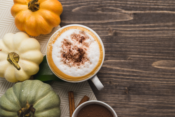 vegan healthy pumpkin spice latte