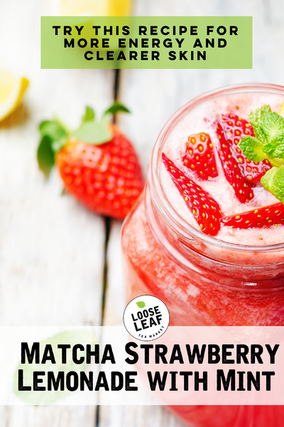 strawberry matcha lemonade