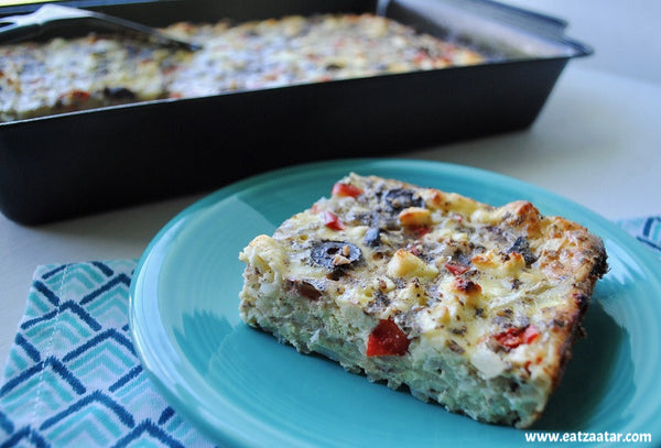 Zaatar Breakfast Casserole _ ready to serve