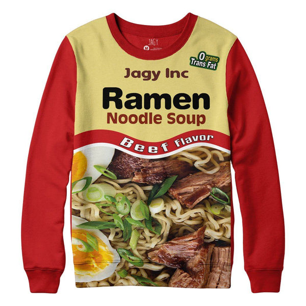 Beef Flavor Ramen Noodles Sweatshirt Jagy