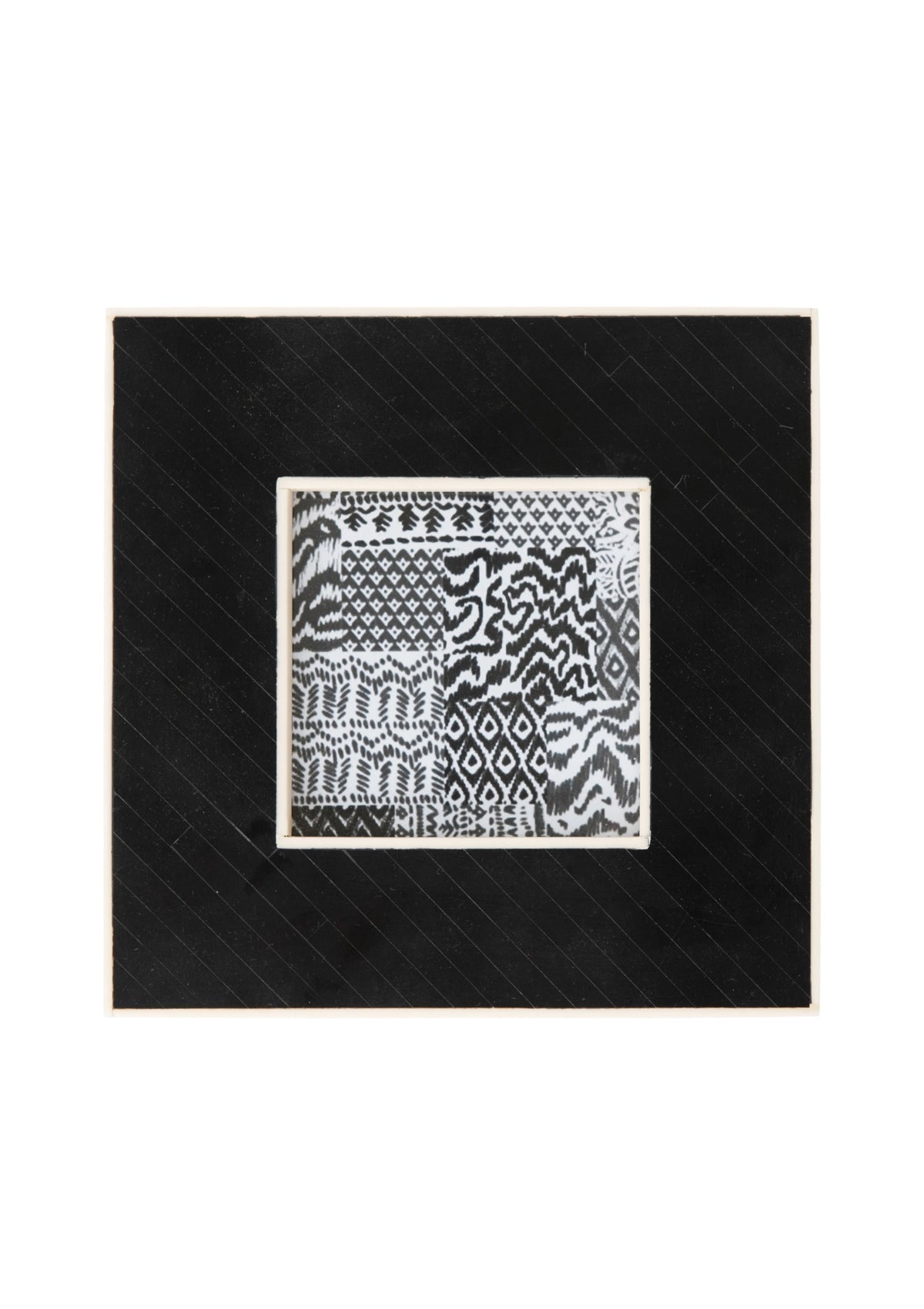 Resin Photo Frame with Diagonal Inlay