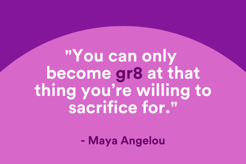 Maya Angelou's Motivational Quote