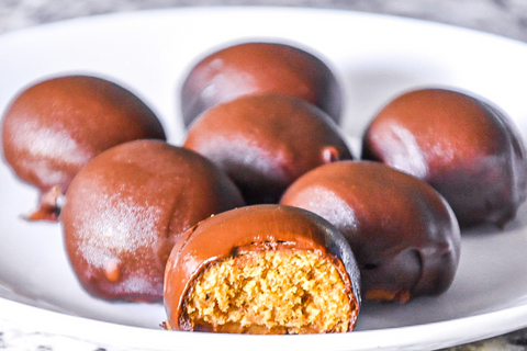 Dark Chocolate Peanut Butter Truffles