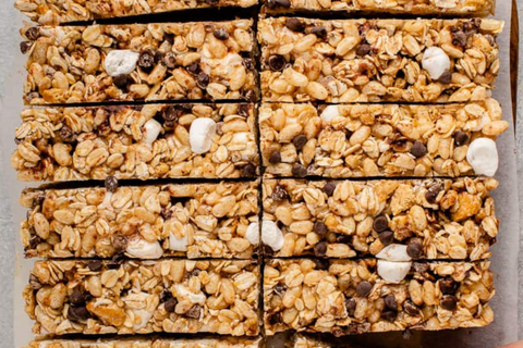 Chewy Vegan S’mores Granola Bars