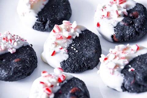 Chocolate Peppermint Charcoal Cookies