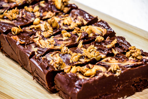 Dark Chocolate Peanut Butter Fudge