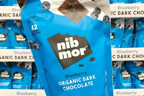Blueberry Organic Dark Chocolate by Nib Mor