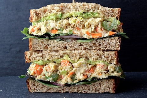 chickpea salad sandwich by The Simple Veganista