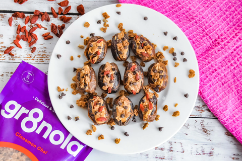 Superfood Stuffed Dates by gr8nola