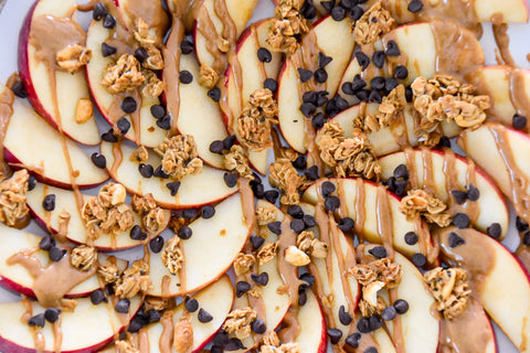 Peanut Butter Apple Nachos