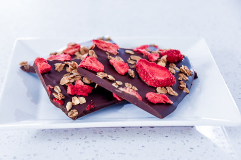 Strawberry Dark Chocolate Bark