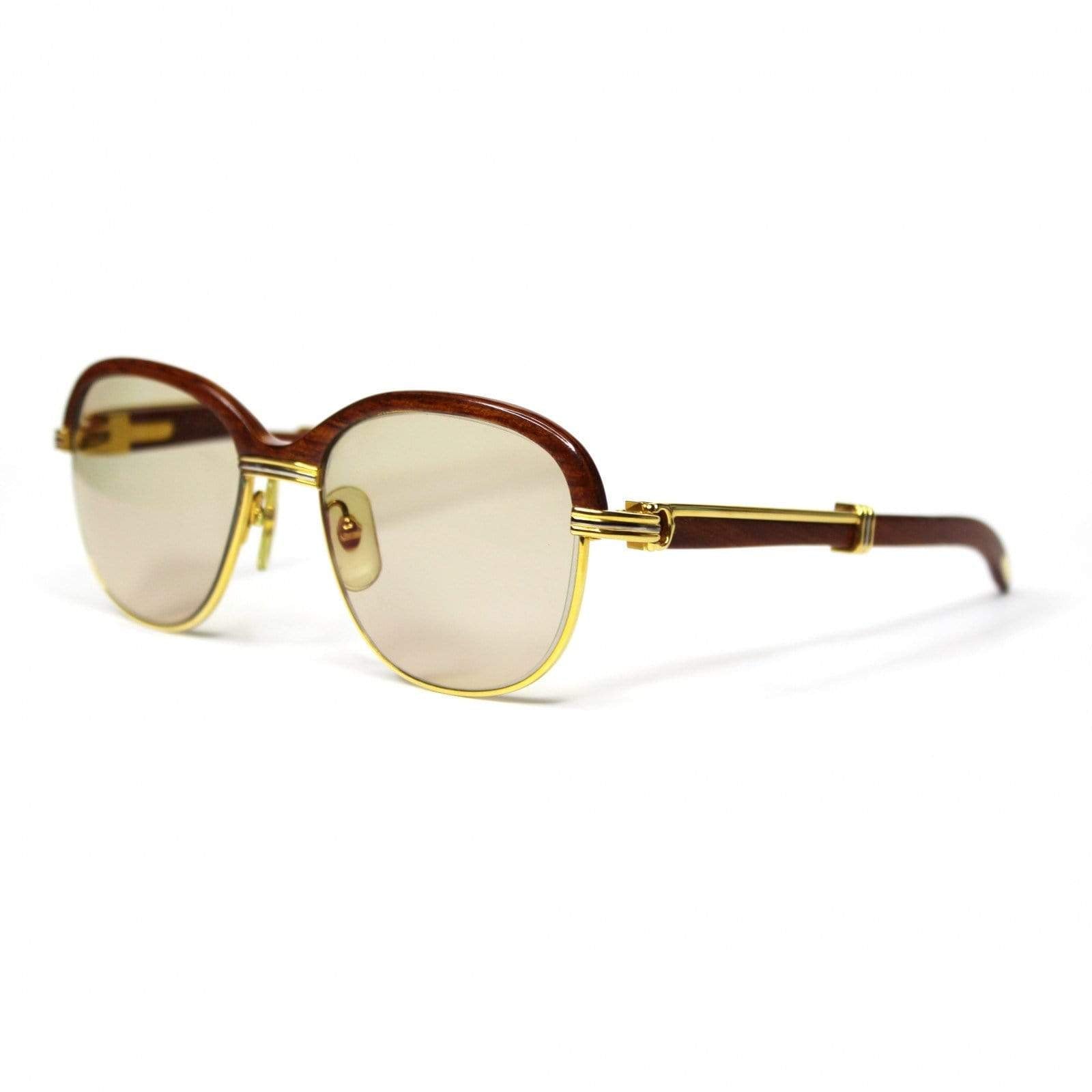 cartier rosewood sunglasses