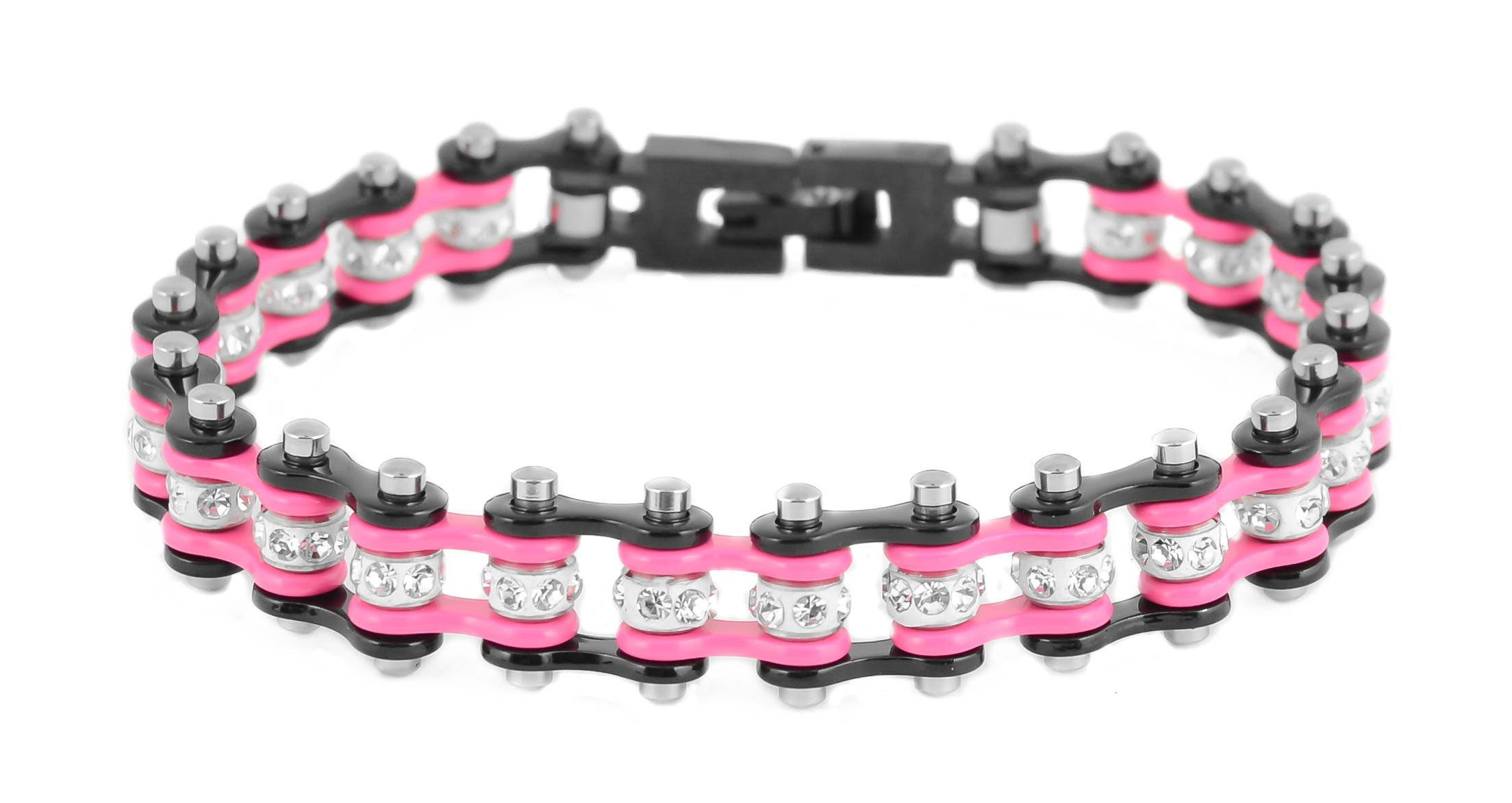 pink bicycle chain