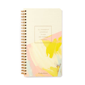 Compendium / Undated Weekly Planner - All Manner Of Wondrous Things Are Possible