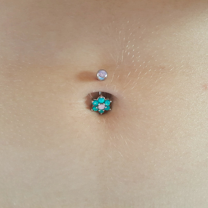 tiffany belly ring