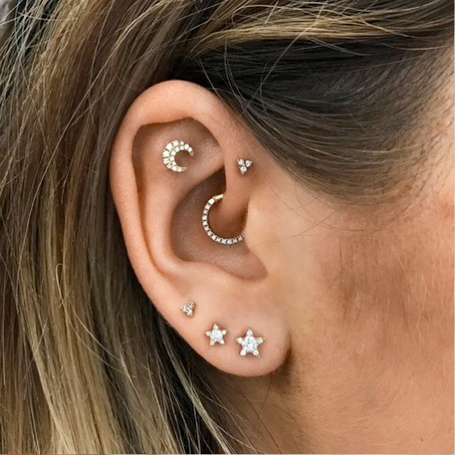 screw on diamond stud earrings