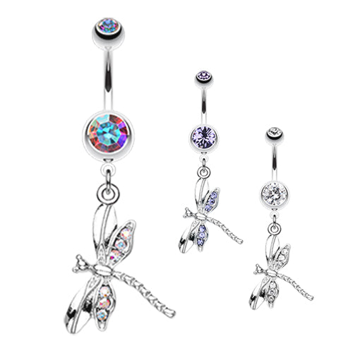 cute anchor belly button rings