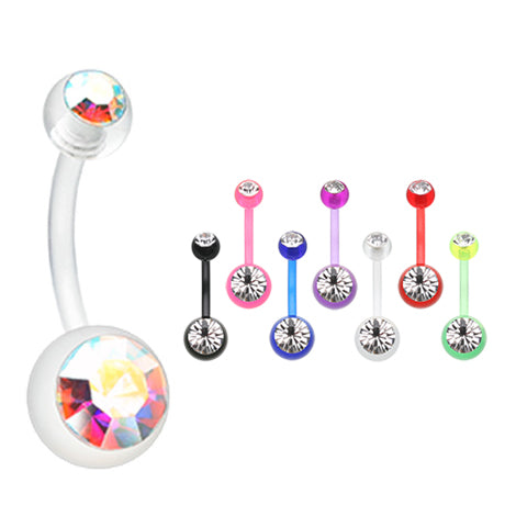 Ultra Comfort Glam Bio Flex Belly Rings 