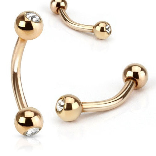 Gold Belly Rings. 14K Yellow Gold 