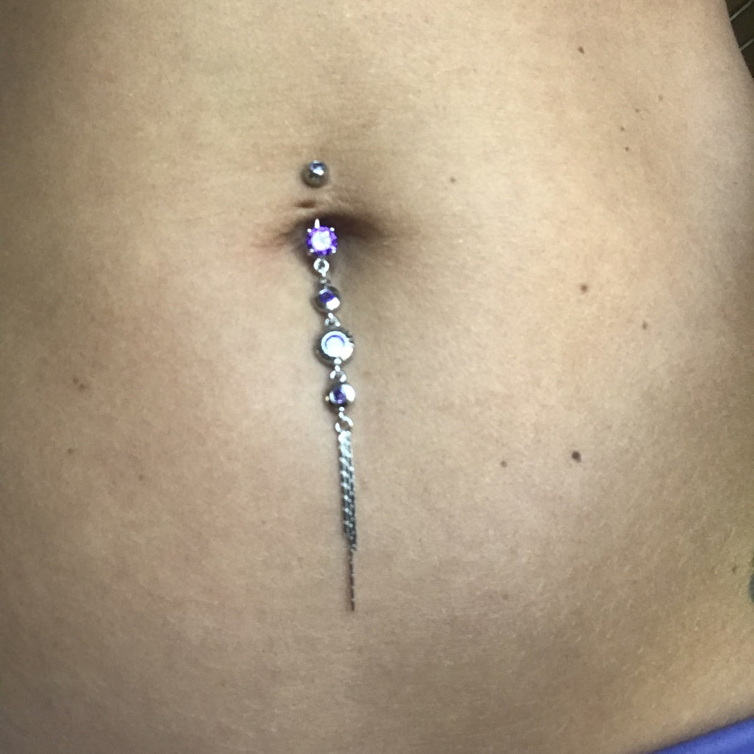 Bargain Priced Dangling Belly Button 