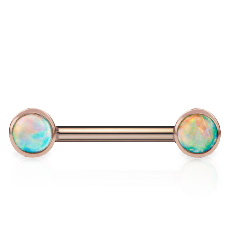 Maria Tash 3mm Natural Opal 14k Rose 