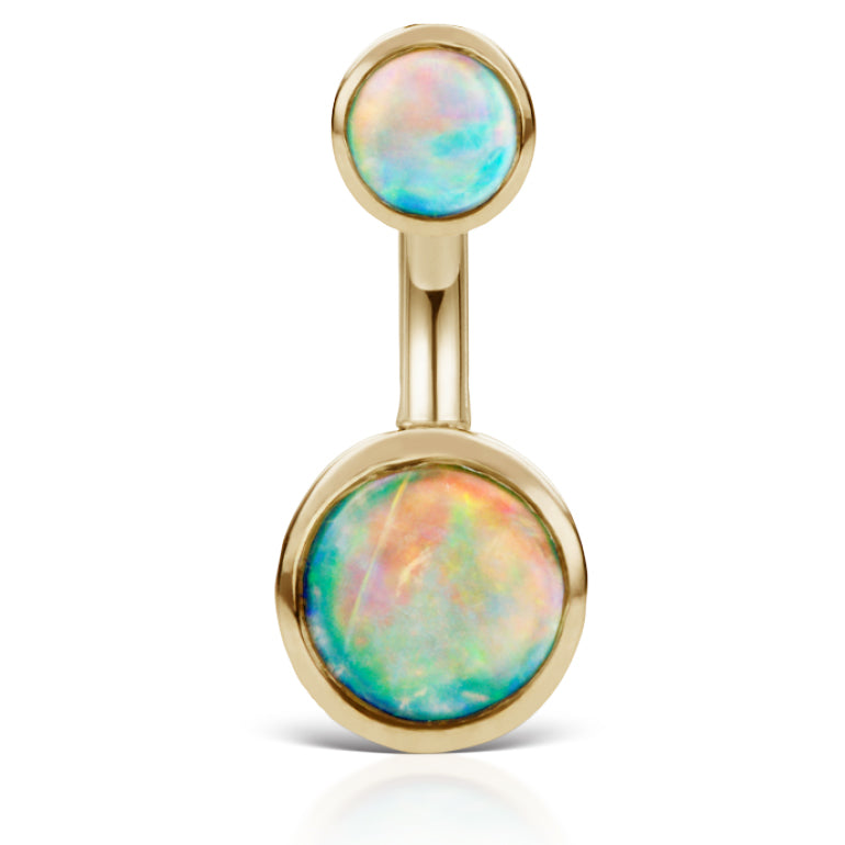 Australian Opal Designer Belly Ring 