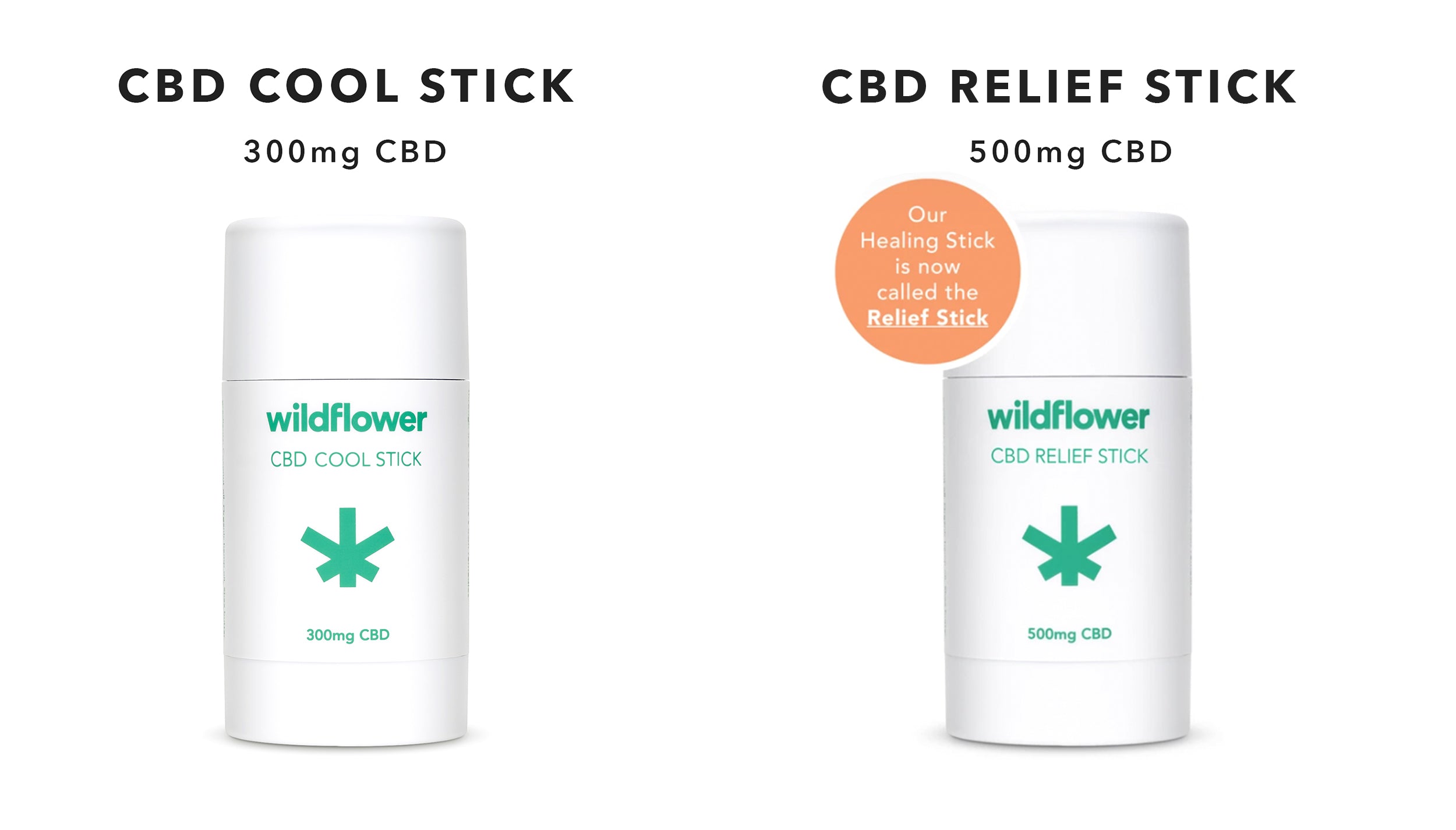 cbd cool relief healing stick wildflower aches discomfort hemp oil