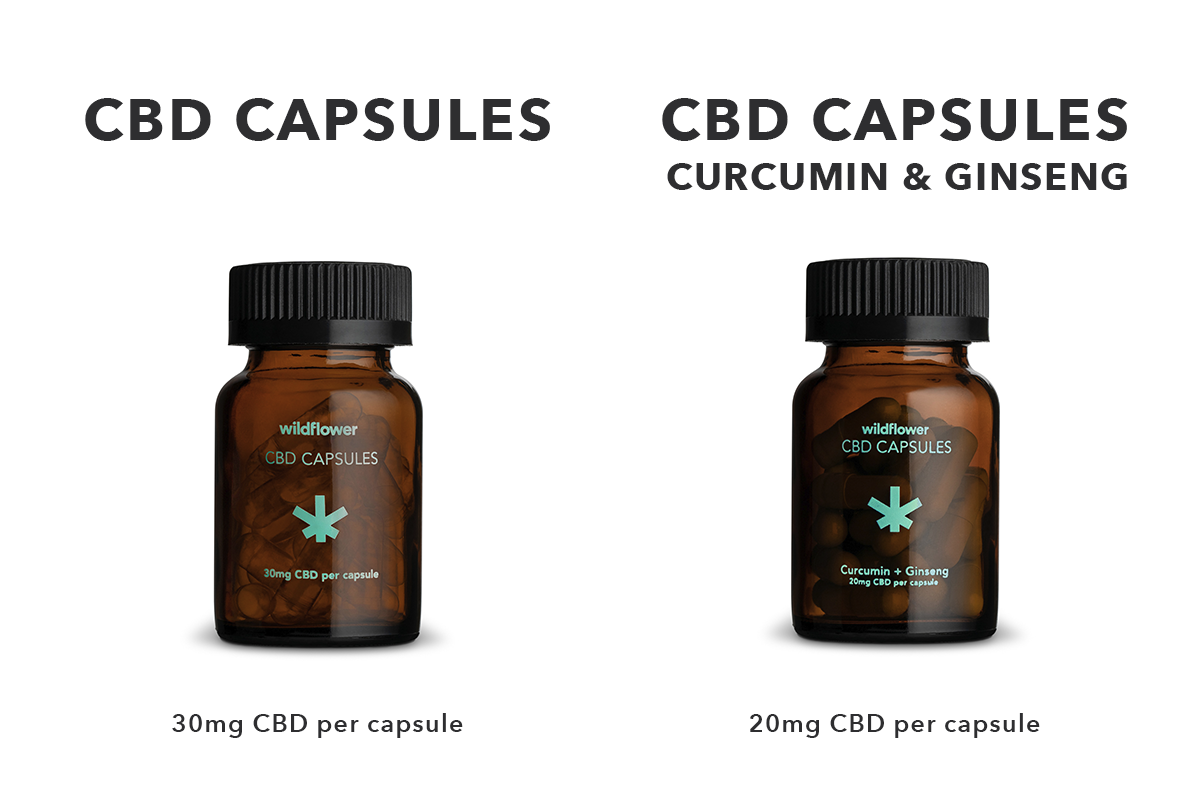 CBD Capsules Wildflower Wellness Hemp Cannabidiol