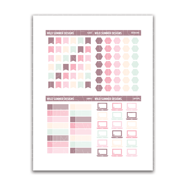 Functionals 05 | Printable Planner Stickers
