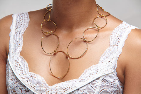 zivanora pepita link necklace
