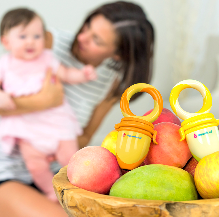 Naturebond Baby Fruit & Food Feeder 2pcs | The Nest Attachment Parenting Hub