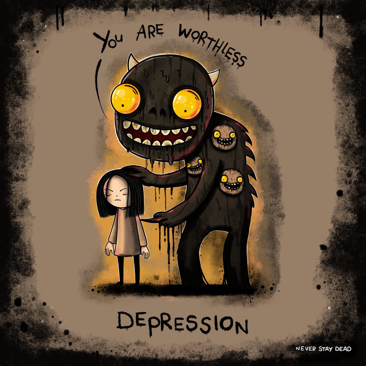 ‘Depression’ Print Never Stay Dead