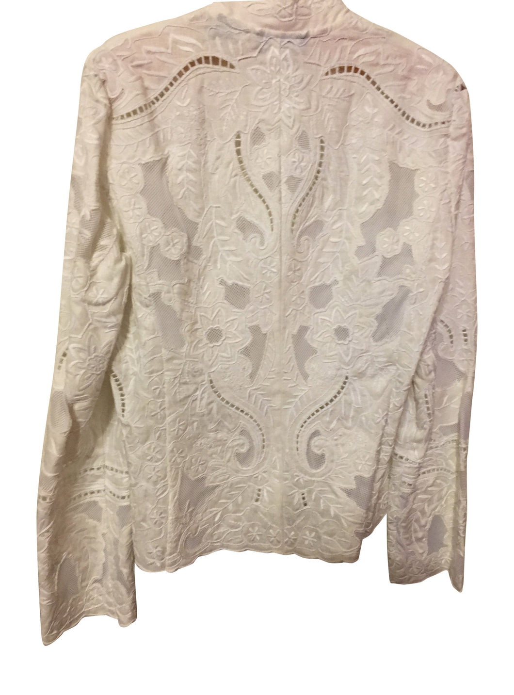 Elegant White Lace Jacket – Classy Sassy Things