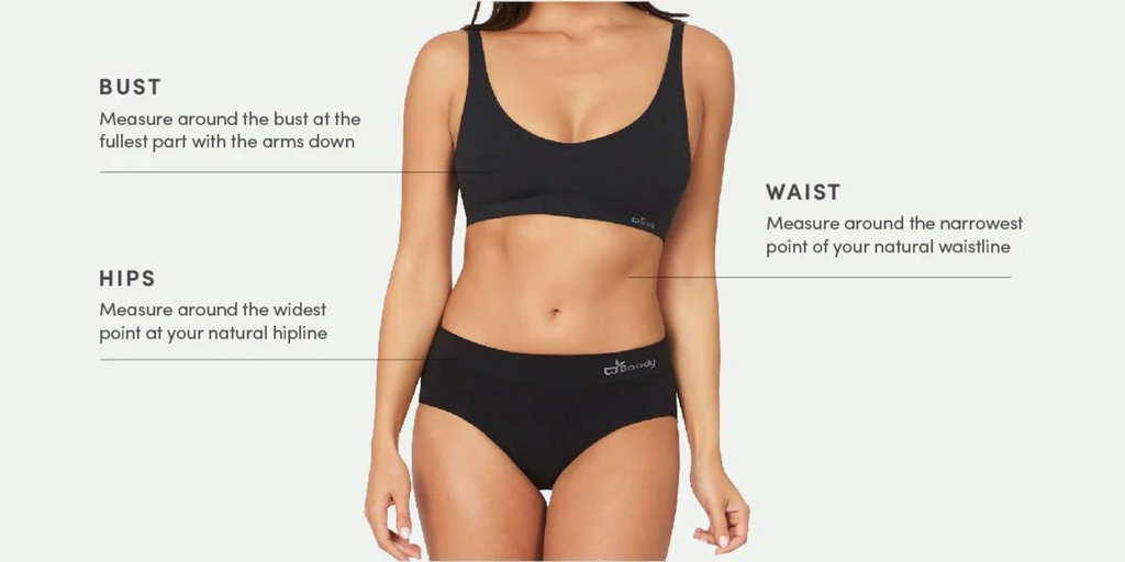 Boody Underwear Size Chart Guide