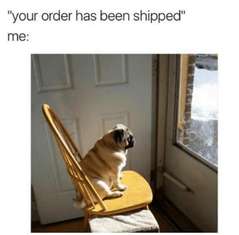 your order has been shipped meme