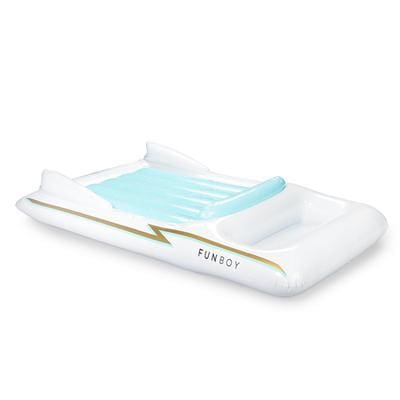 White Retro Convertible Pool Float Funboy