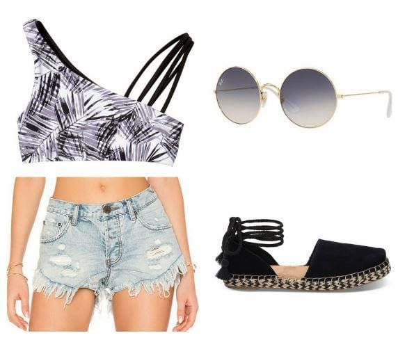 Lagoa Swim Crop Top Festival Look